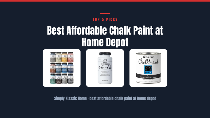 Best Affordable Chalk Paint at Home Depot