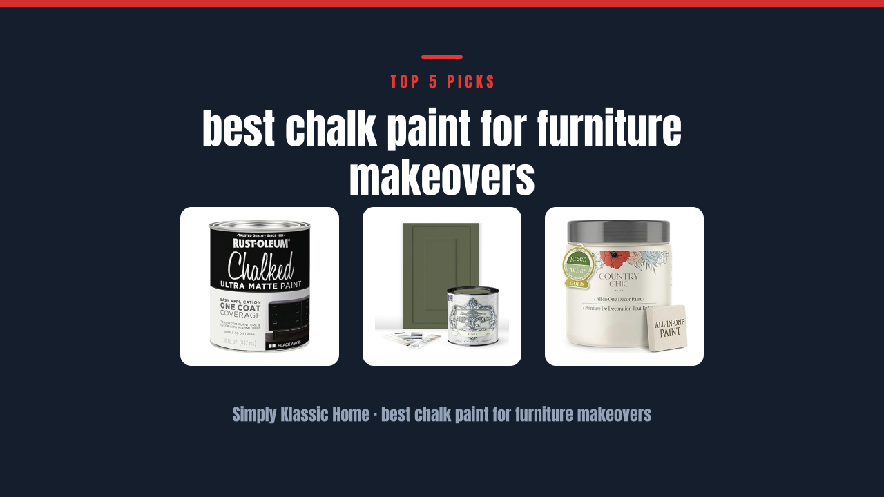 best chalk paint for furniture makeovers