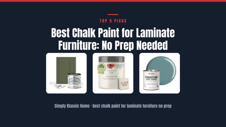 Best Chalk Paint for Laminate Furniture: No Prep Needed