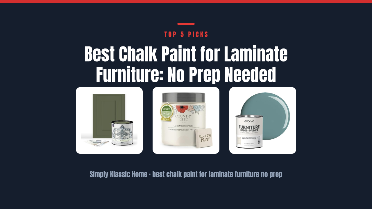 Best Chalk Paint for Laminate Furniture: No Prep Needed