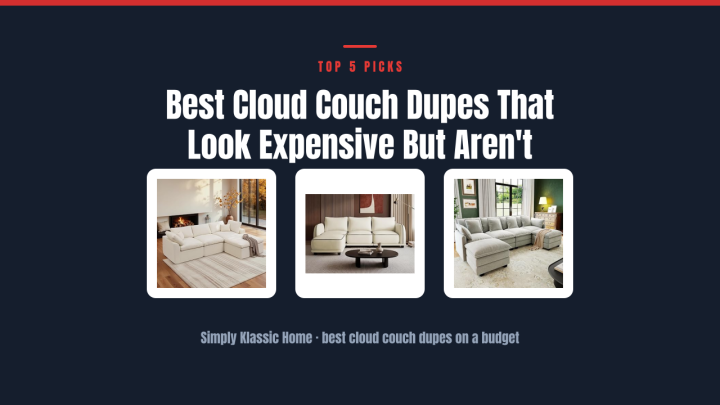 Best Cloud Couch Dupes That Look Expensive But Aren’t