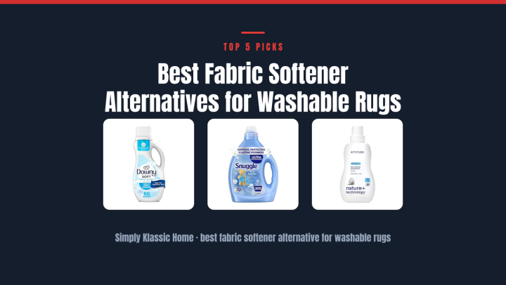 Best Fabric Softener Alternatives for Washable Rugs