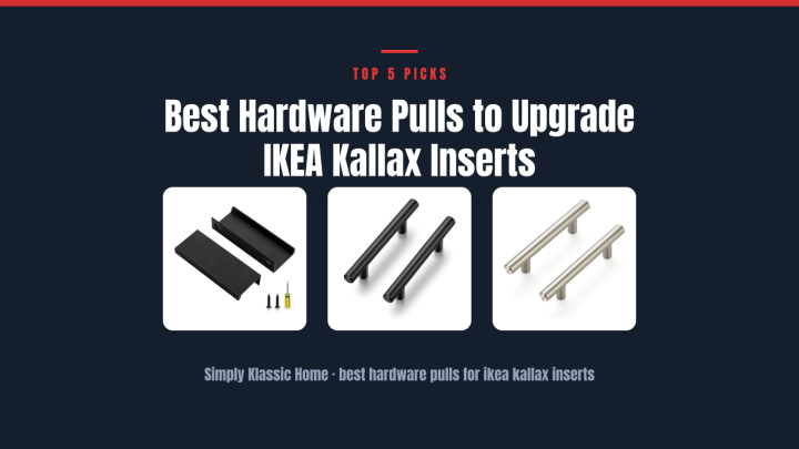 Best Hardware Pulls to Upgrade IKEA Kallax Inserts