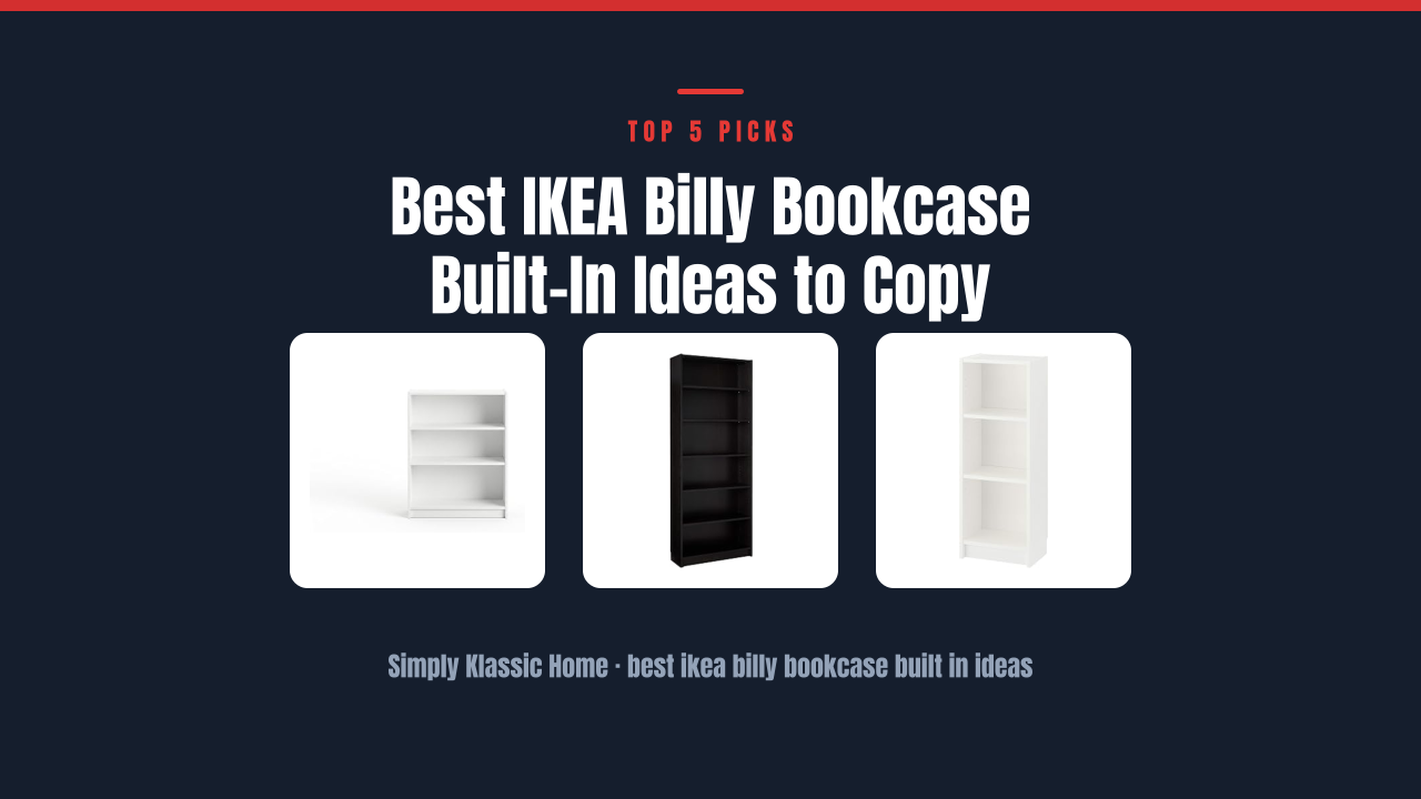 Best IKEA Billy Bookcase Built-In Ideas to Copy