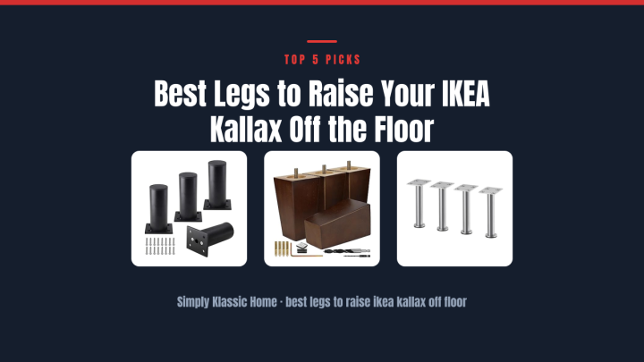 Best Legs to Raise Your IKEA Kallax Off the Floor