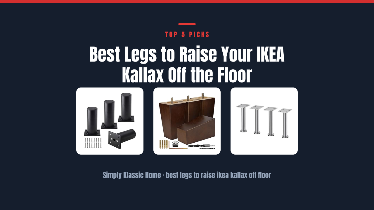 Best Legs to Raise Your IKEA Kallax Off the Floor