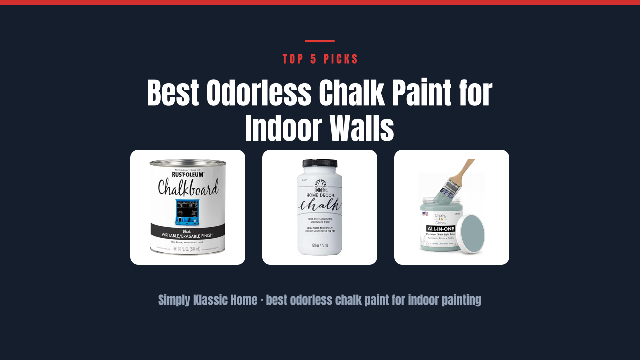 Best Odorless Chalk Paint for Indoor Walls