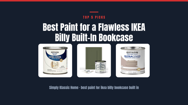 Best Paint for a Flawless IKEA Billy Built-In Bookcase