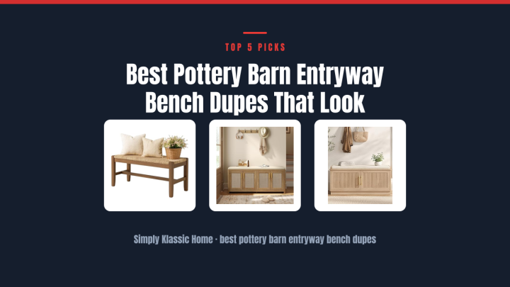Best Pottery Barn Entryway Bench Dupes That Look Expensive