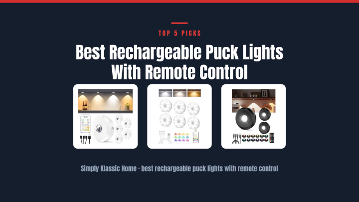 Best Rechargeable Puck Lights With Remote Control