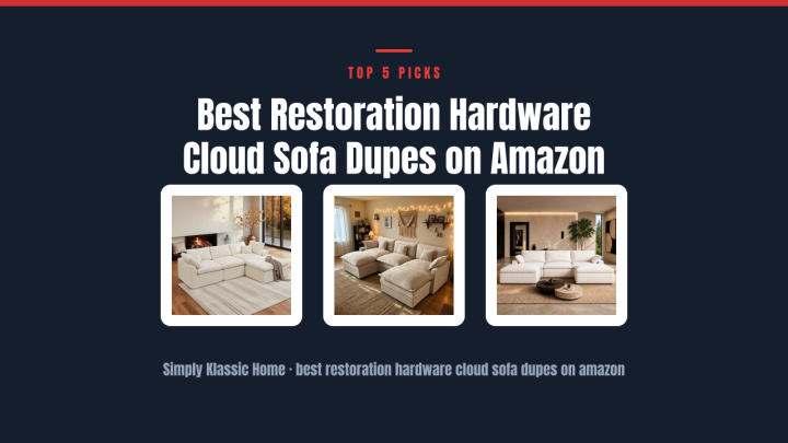 Best Restoration Hardware Cloud Sofa Dupes on Amazon
