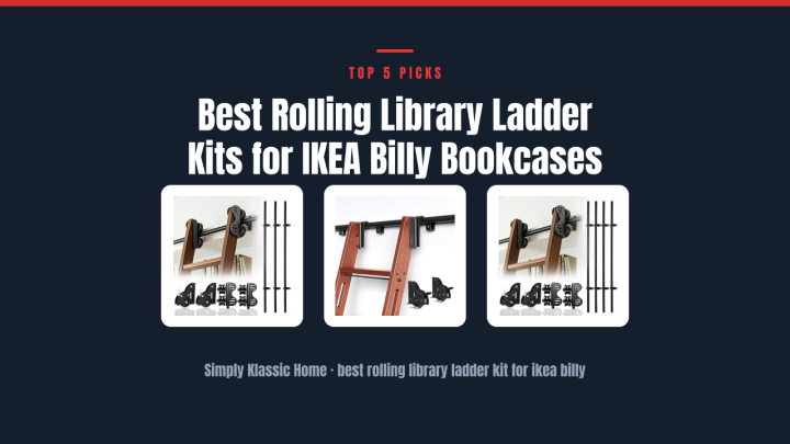 Best Rolling Library Ladder Kits for IKEA Billy Bookcases