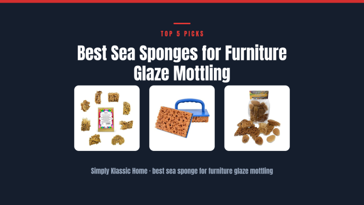 Best Sea Sponges for Furniture Glaze Mottling