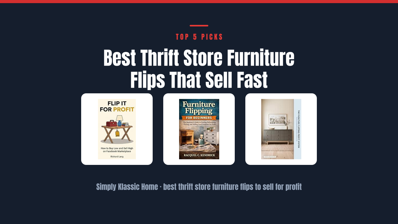 Best Thrift Store Furniture Flips That Sell Fast