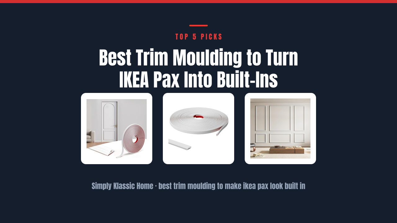 Best Trim Moulding to Turn IKEA Pax Into Built-Ins