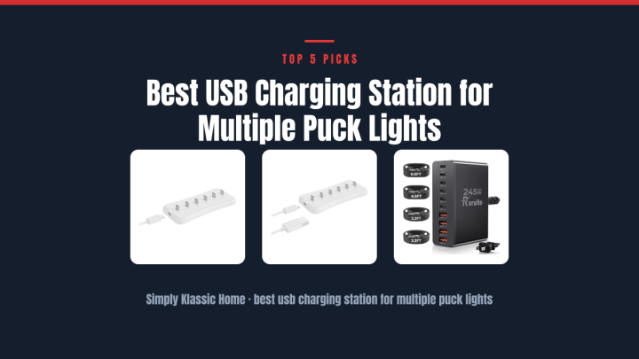 Best USB Charging Station for Multiple Puck Lights