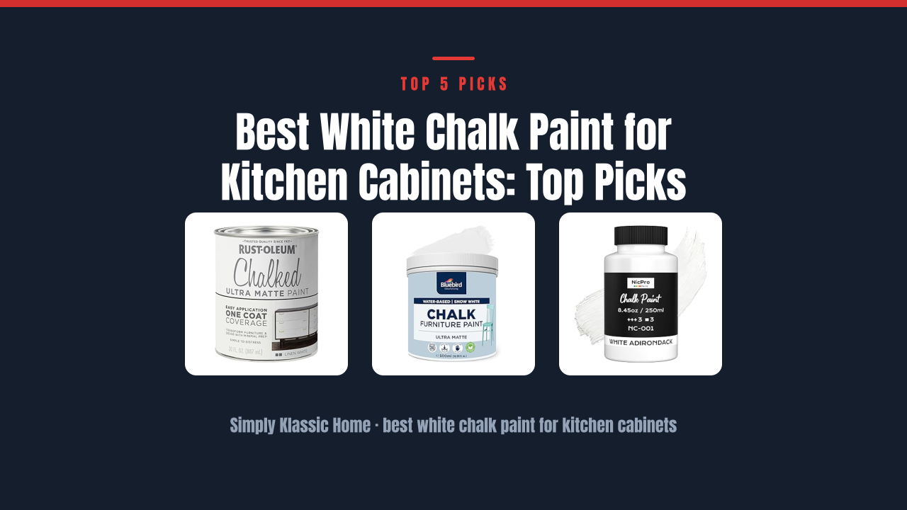 Best White Chalk Paint for Kitchen Cabinets: Top Picks