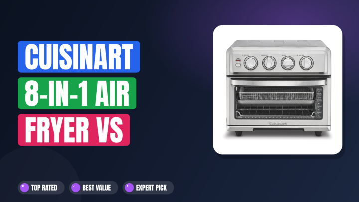 Cuisinart 8-in-1 Air Fryer vs LEYAOYAO Fluted Nightstand