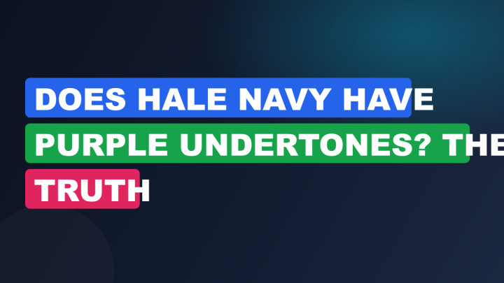 Does Hale Navy Have Purple Undertones? The Truth