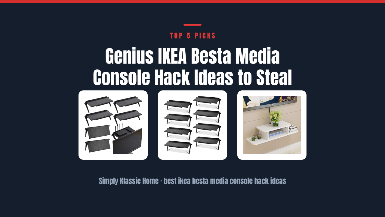 Genius IKEA Besta Media Console Hack Ideas to Steal