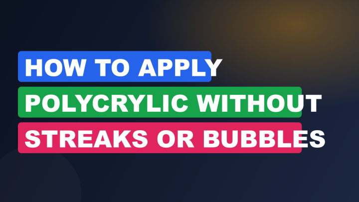 How to Apply Polycrylic Without Streaks or Bubbles