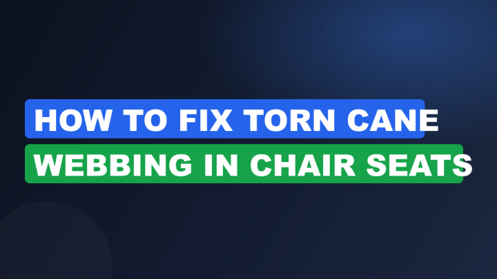 How to Fix Torn Cane Webbing in Chair Seats