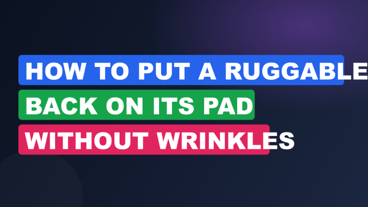How to Put a Ruggable Back on Its Pad Without Wrinkles