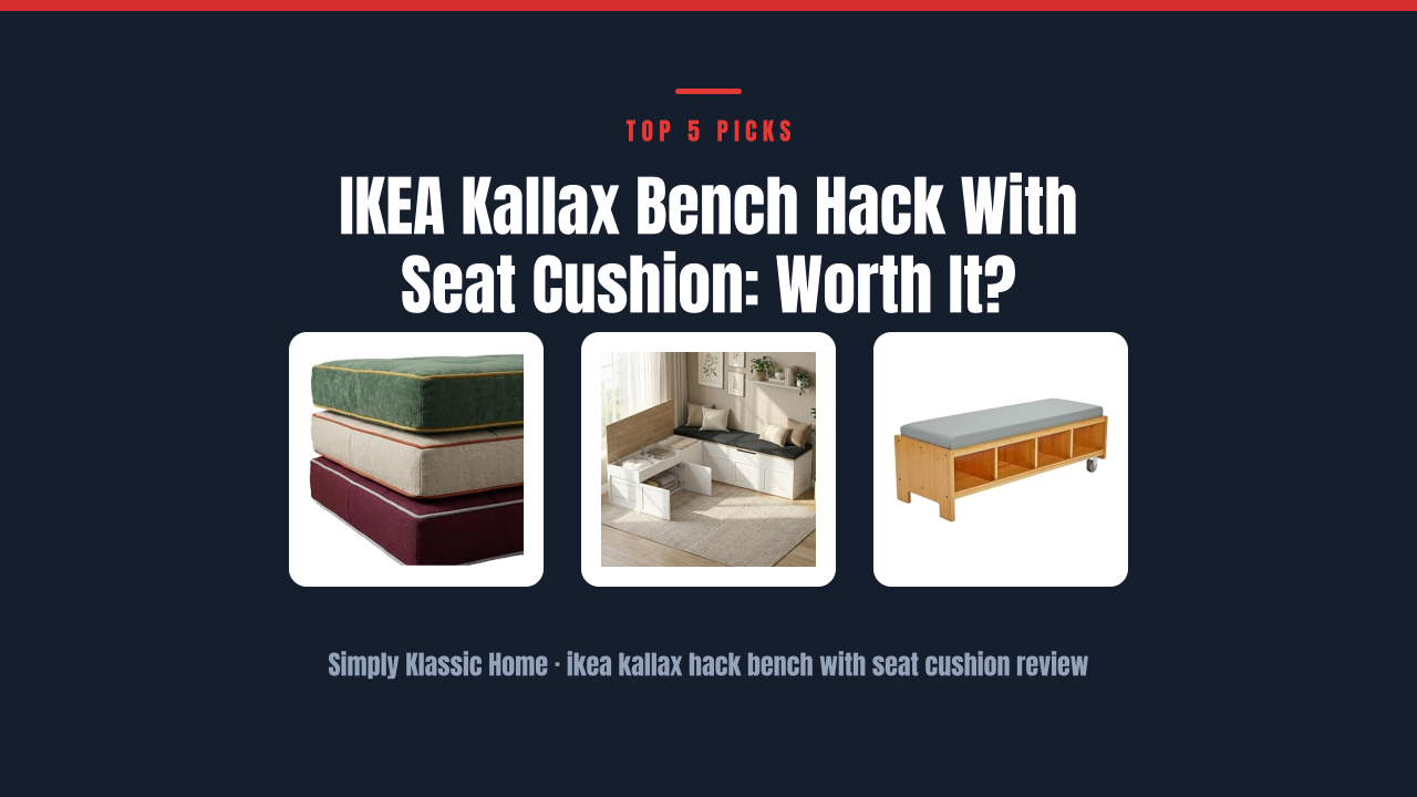 IKEA Kallax Bench Hack With Seat Cushion: Worth It?